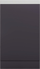 Style Line Тумба с раковиной Моно 50 графит нубук – фотография-1